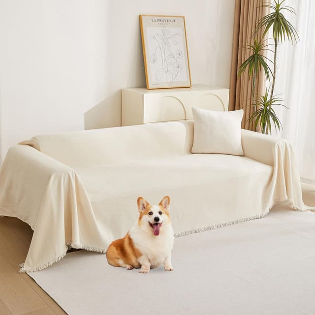 🛋️ MYSKY HOME Kratzschutz für Sofa, Sofabezug 1/2/3/4 Sitzer 🐱🐶