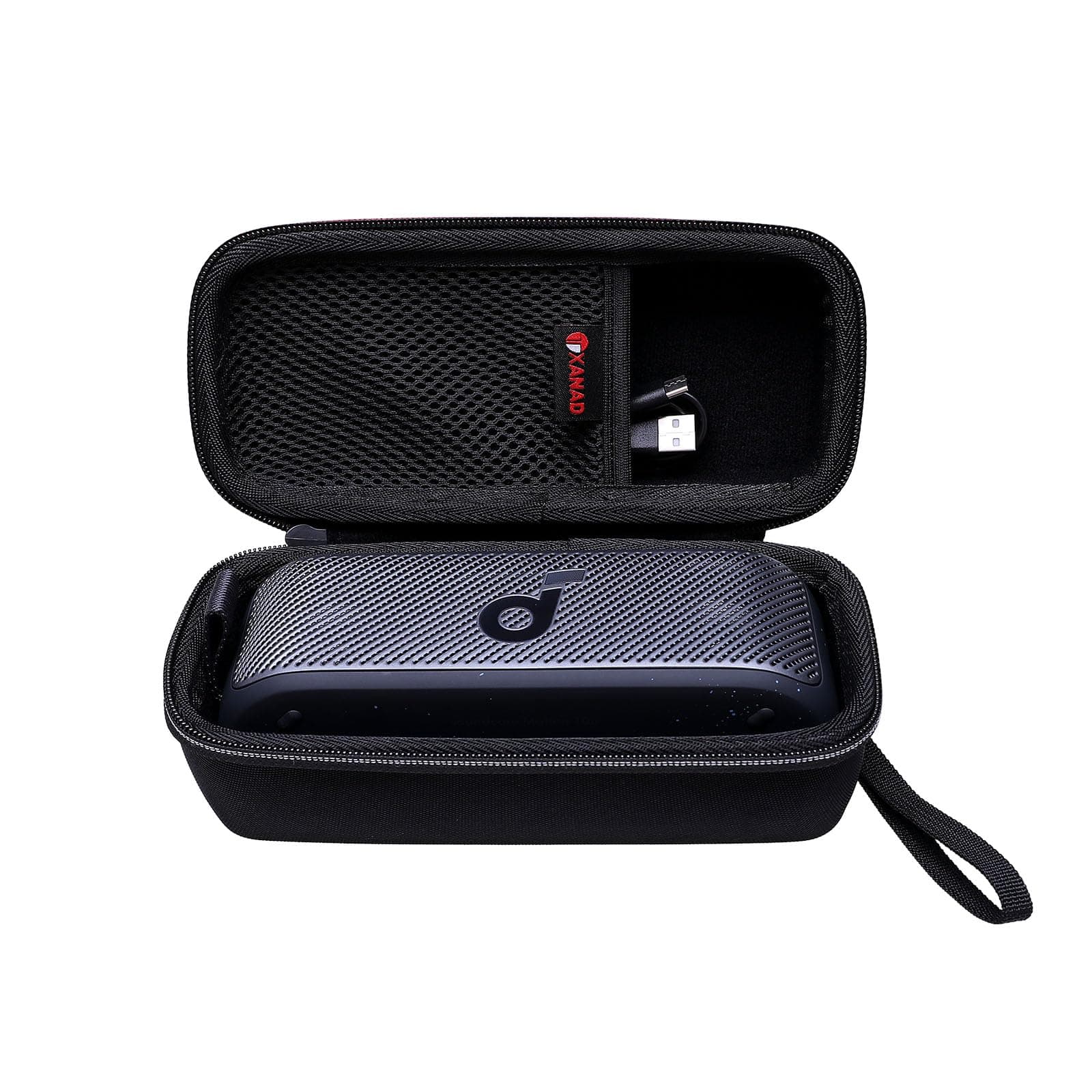 🔊👜 XANAD Hart Reise Tragen Tasche für soundcore Select 2S / soundcore Motion 100 Tragbarer Bluetooth Lautsprecher (schwarz) - DEAL!