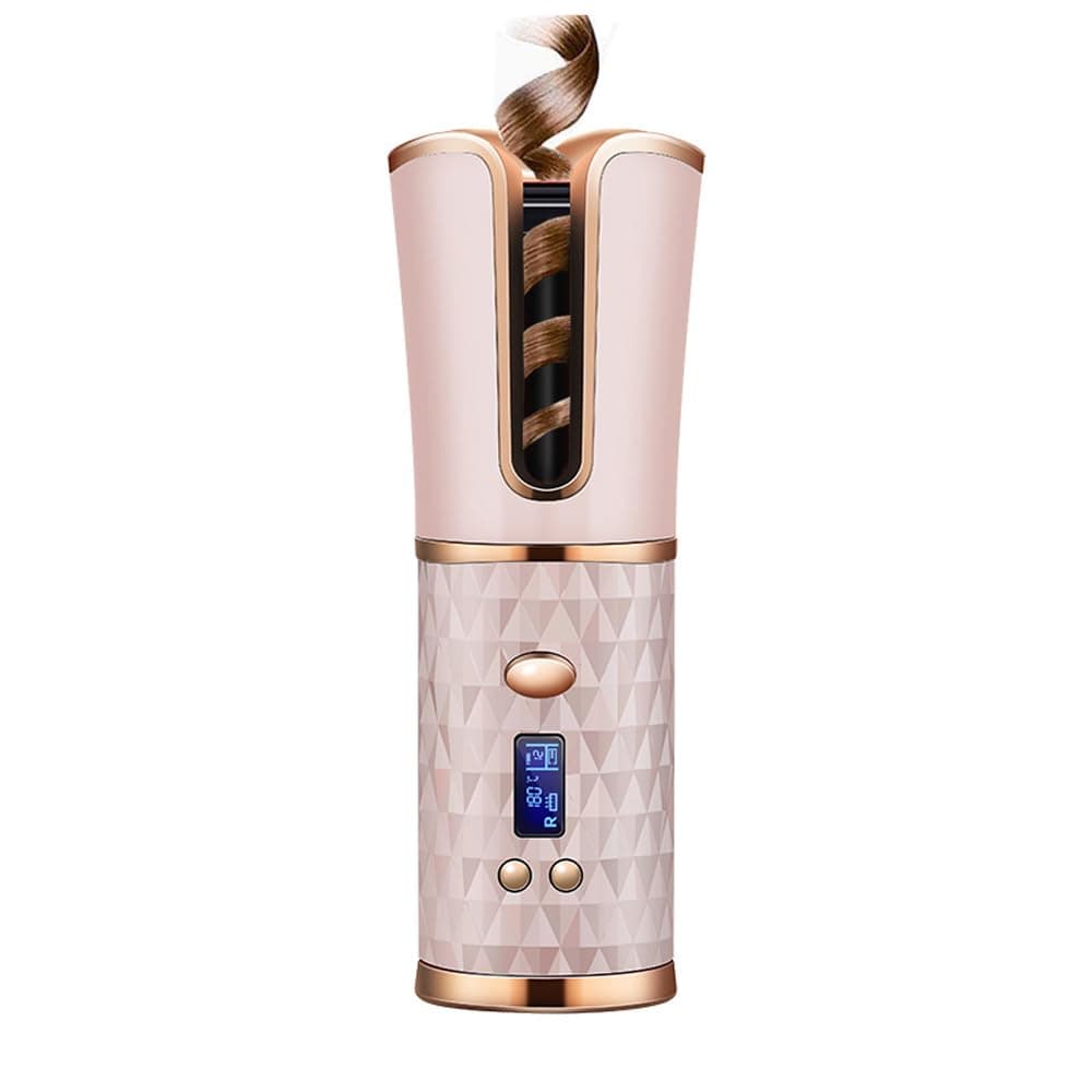 🌟 SevenPanda Schnurloser Automatischer Lockenstab - Gold Curler