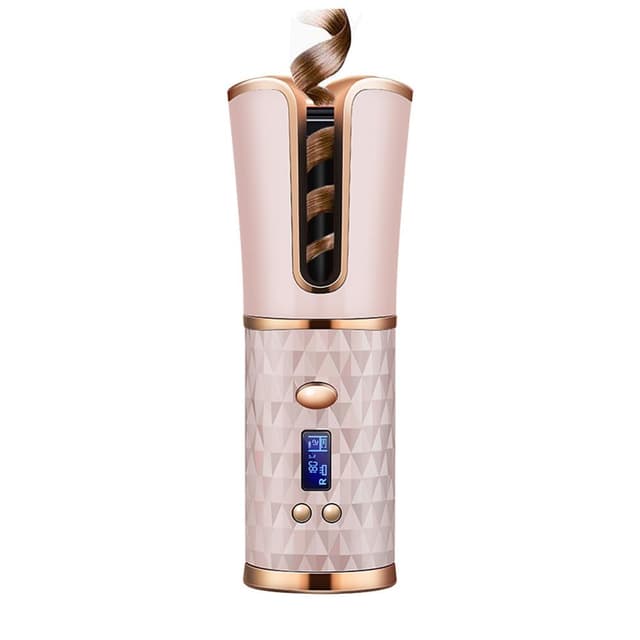 🌟 SevenPanda Schnurloser Automatischer Lockenstab - Gold Curler