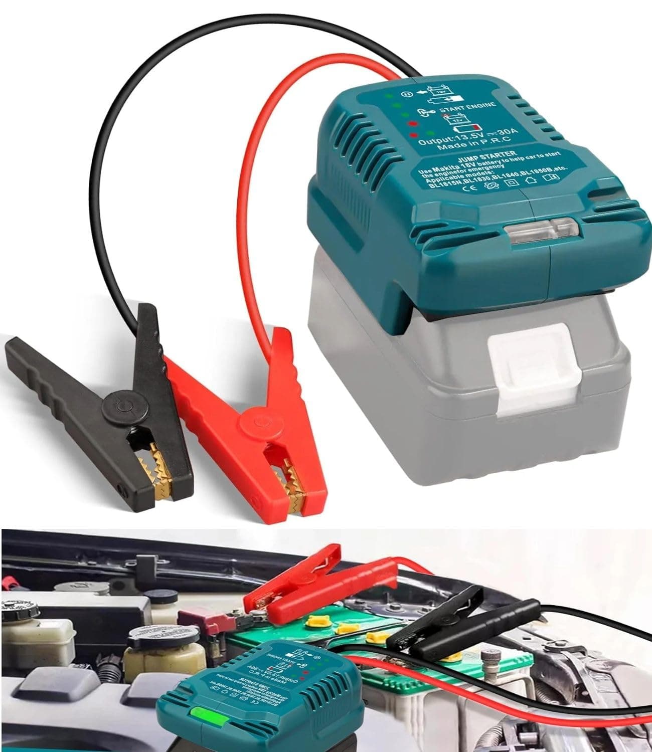 Auto Starthilfe Powerbank Adapter für Makita 18V Akku 🔋🚗