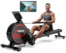 🚣‍♂️ Megasale! Rudergerät für Zuhause - MOSUNY Leises Magnetisches Rudergerät