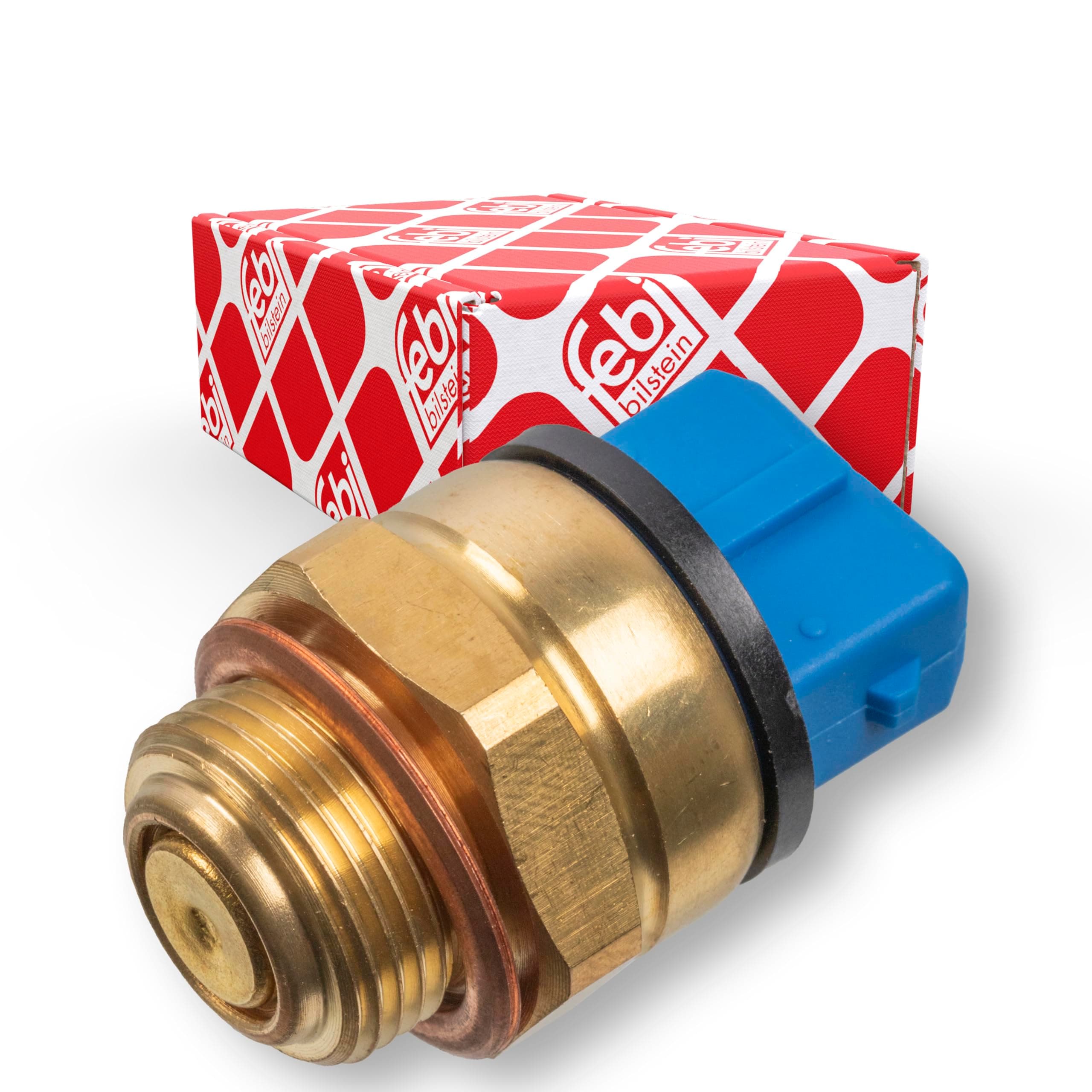 🔥 FeBi Bilstein 18807 Thermoschalter mit Dichtring, 1 Stück, Gold - Made in Germany 🇩🇪