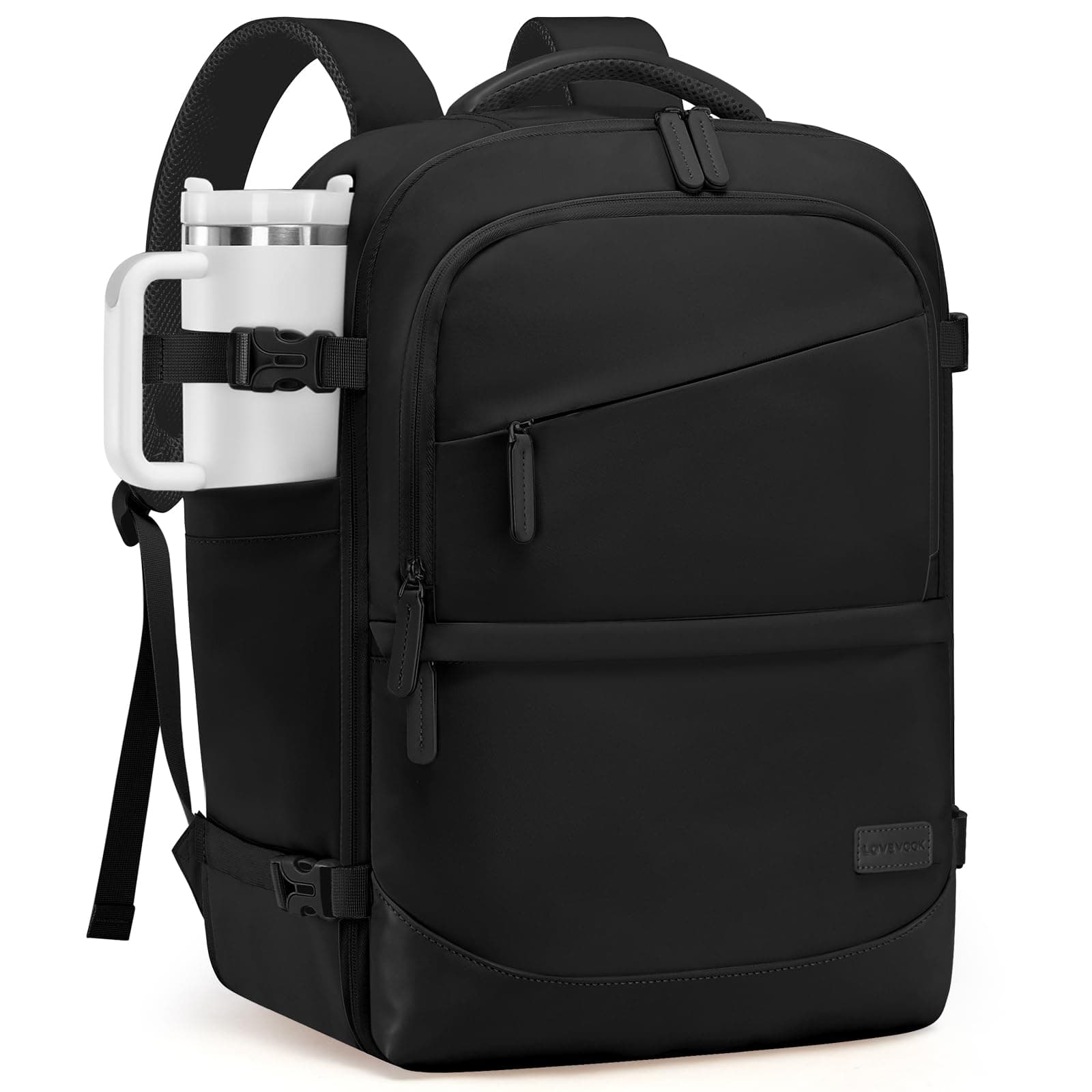 🎒🖤 LOVEVOOK Handgepäck Reiserucksack 4 Stück, 40L Rucksack Damen Herren Groß Flugzeug 🛫