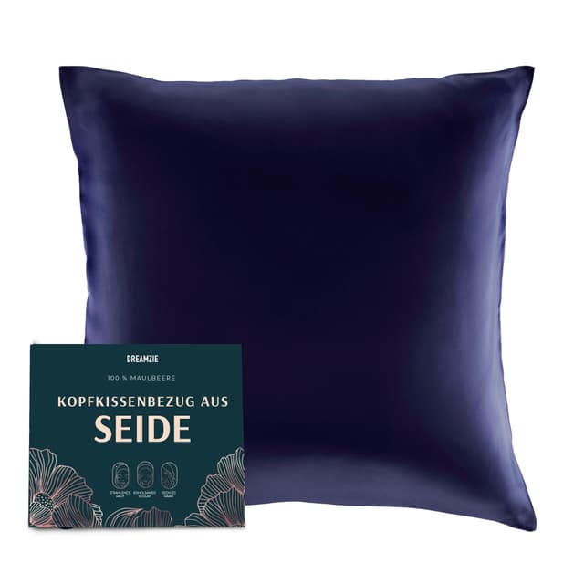 DREAMZIE Seidenkissenbezug 40x40 cm für Haar und Haut 😍🌙