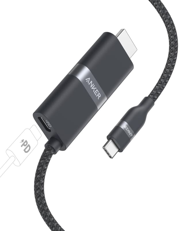 🔌📺 Anker Nano USB-C auf HDMI-Kabel Adapter 4K@60Hz - 140W PD Schnellladung