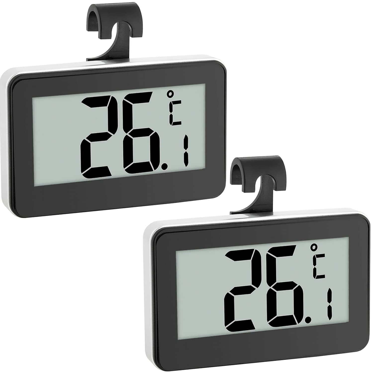 🌡️🏪 Suplong Kühlschrankthermometer: Digitales Thermometer mit gut lesbarer LCD-Anzeige