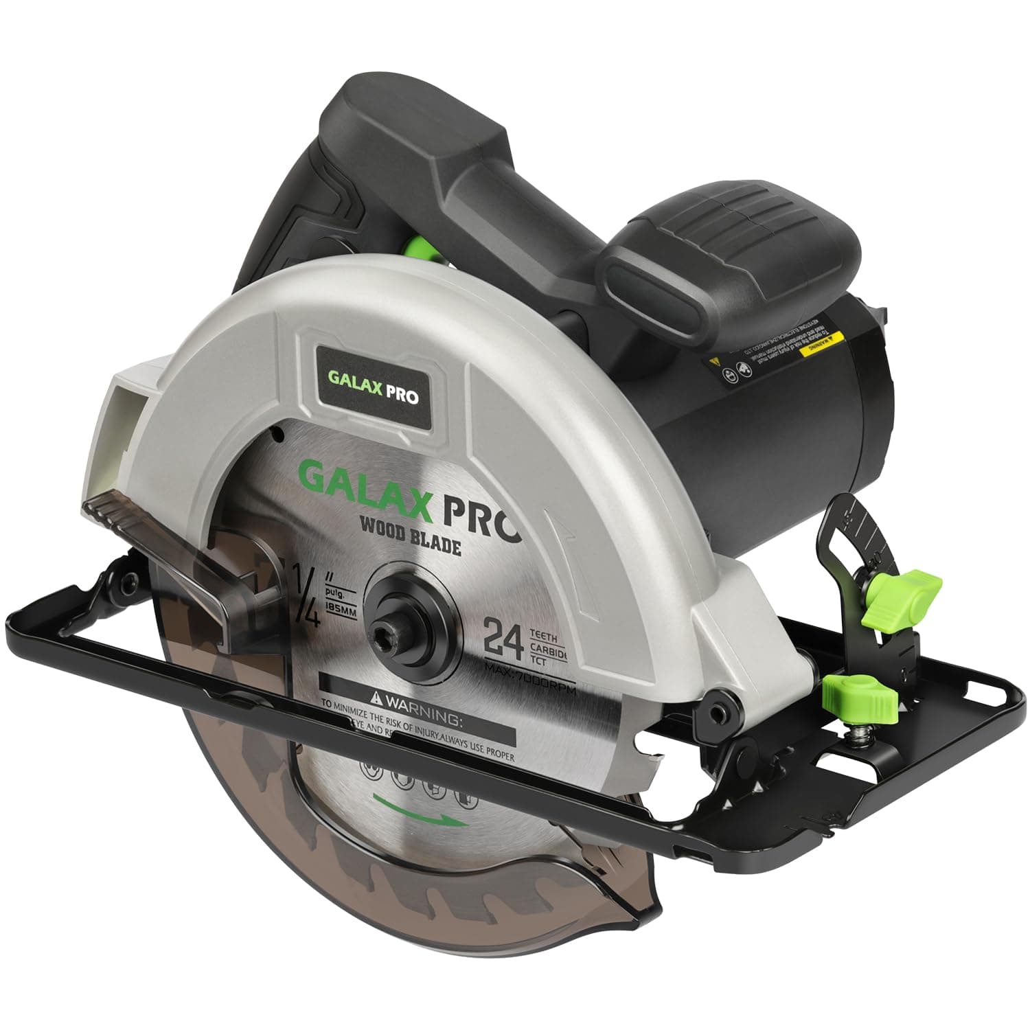 🪚 GALAX PRO 1400W Kreissäge | 6000RPM | Einstellbare Schnitttiefe und -winkel