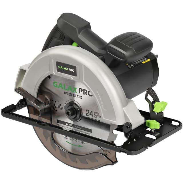 🪚 GALAX PRO 1400W Kreissäge | 6000RPM | Einstellbare Schnitttiefe und -winkel