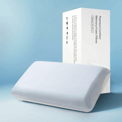 EGO Home Memory Foam Kopfkissen 60x40 cm 🌙🌟 - Ergonomisches Nackenstützkissen