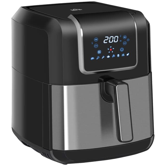 🔥 HOMCOM Dual Zone Heißluftfritteuse 6,5 L Airfryer 1700W 🍟