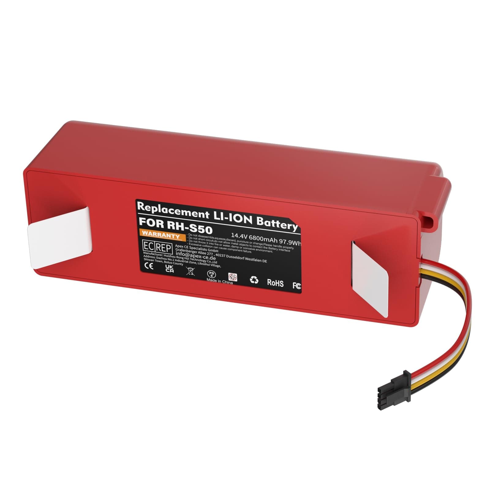 Hochwertiger 14.4V 6800mAh Akku für Xiaomi Roboter Staubsauger 🤖🔋
