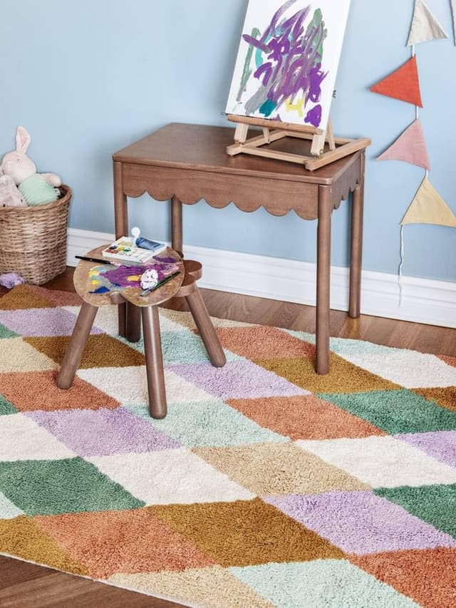 Angebot des Tages! 🌈 Lulu Teppich - Mehrfarbig Teppich 140x200