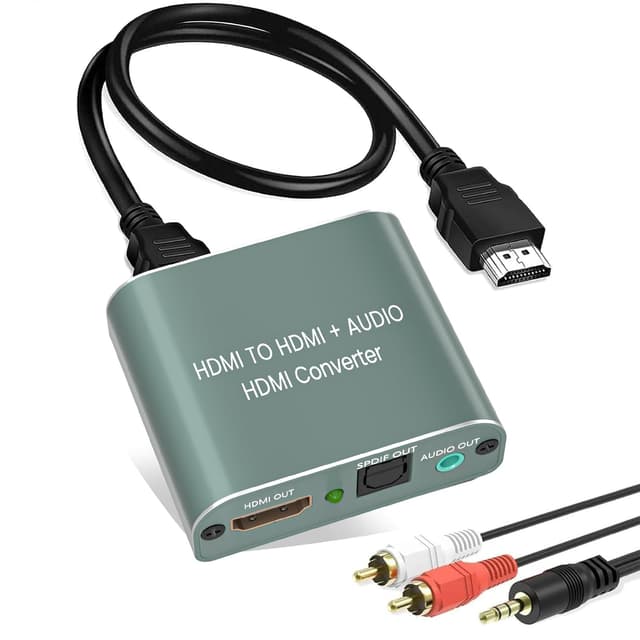 🔊 HDMI Audio Extractor 4K 60Hz HDMI 2.0 Audio Extractor 🎧