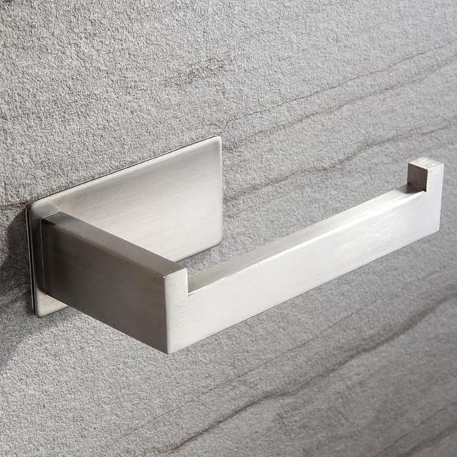🚽🧻 RUICER Toilettenpapierhalter ohne Bohren | Selbstklebend Klopapierhalter Edelstahl | Badezimmer Silber
