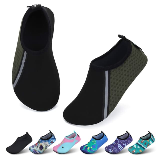 🌈 SAGUARO Kinder Badeschuhe Mädchen Schwimmschuhe Junge Schnell Trocken Outdoor Aqua Schuhe Pool Yoga