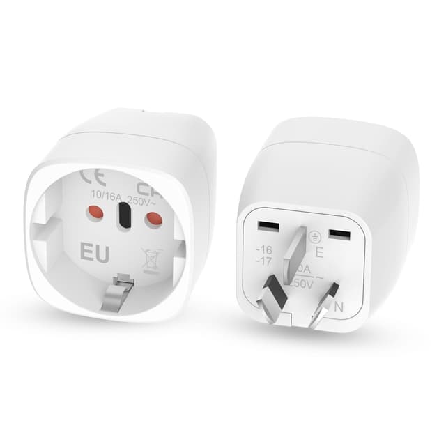 🔌 Oliveria 2X Adapter Australien, Deutschland auf Australien Reiseadapter - 2PCS 🌏