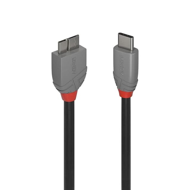🔌 LINDY Anthra Line USB 3.2 Typ C auf Micro-B Kabel, 2 m 🌟