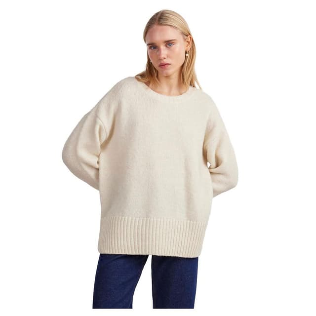 🔥SALE🔥 PIECES Damen Pcnancy Ls Loose O-Neck Knit Noos Bc Pullover S Birch