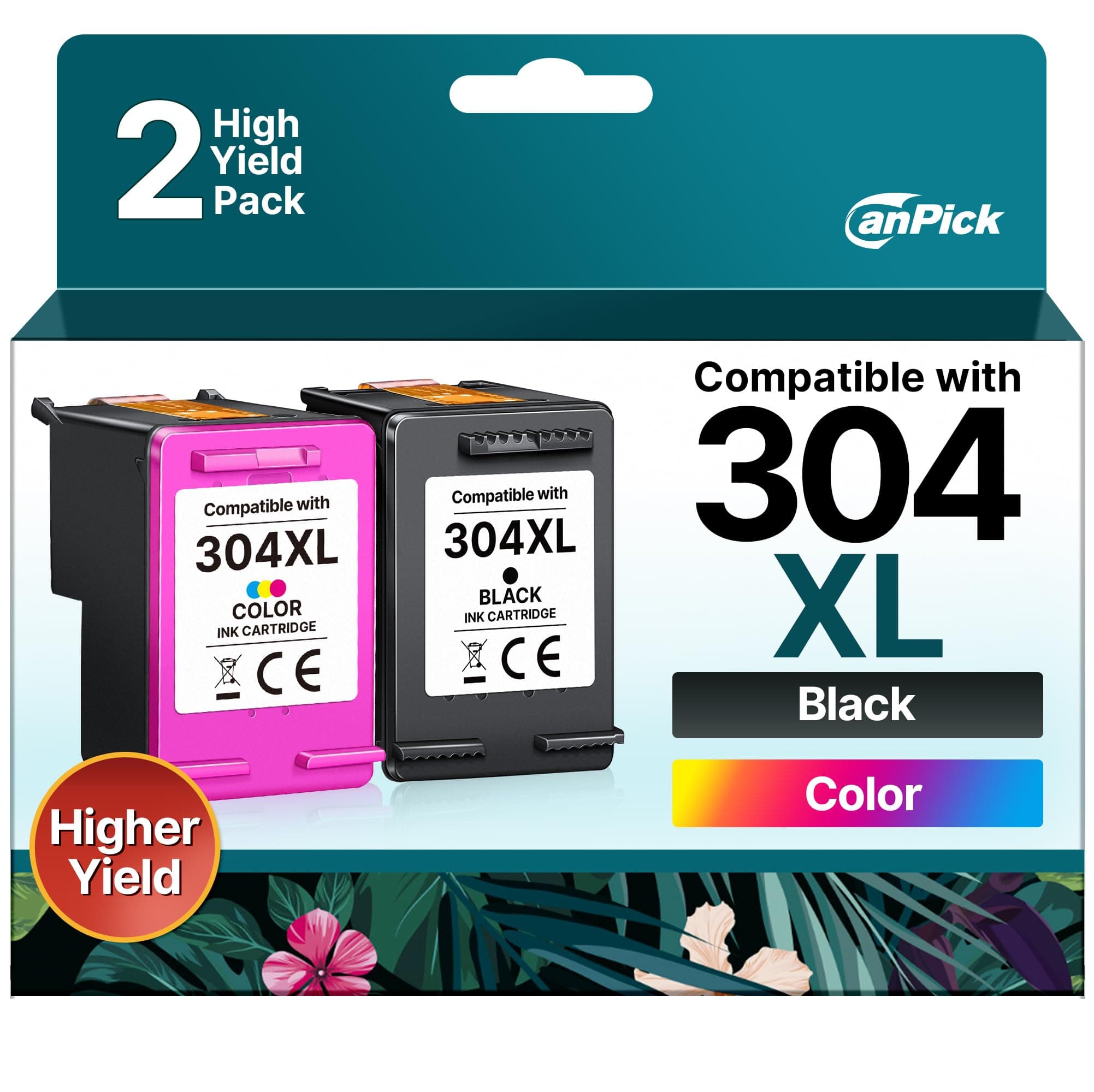 🌟 2-Pack 304XL Druckerpatronen Multipack für HP Envy & Deskjet 🌈