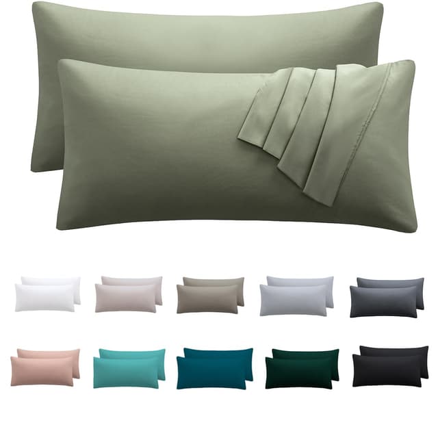 🌟 Nesture Kissenbezug 40 x 80 2er Set - 100% Mikrofaser kissenbezüge 🌈