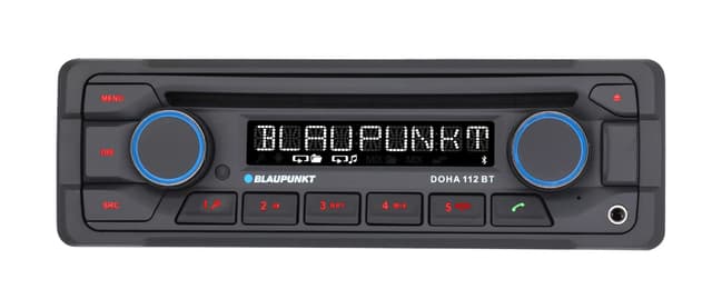 🔊 Blaupunkt 1-DIN Bluetooth-Freisprecheinrichtung 12V Heavy Duty Design DOHA112BT schwarz Single 🔊