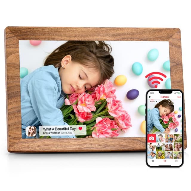 Frameo WLAN Digitaler Bilderrahmen 10,1 Zoll HD IPS Touchscreen 📸🖼️