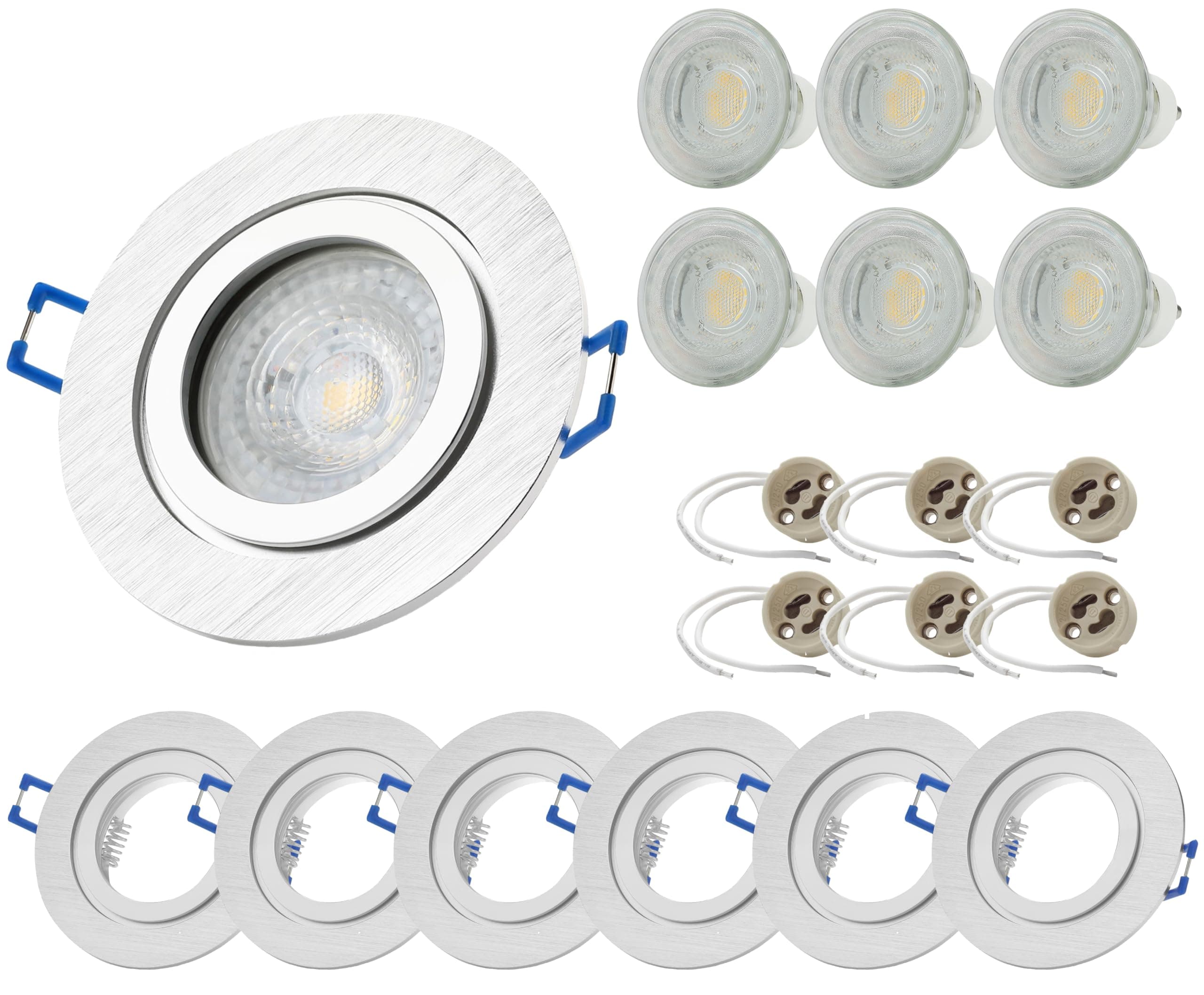 🌟 Super Deal! 6x LED Einbaustrahler für Feuchträume 🛁