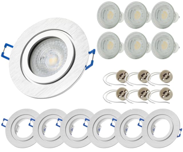 🌟 Super Deal! 6x LED Einbaustrahler für Feuchträume 🛁