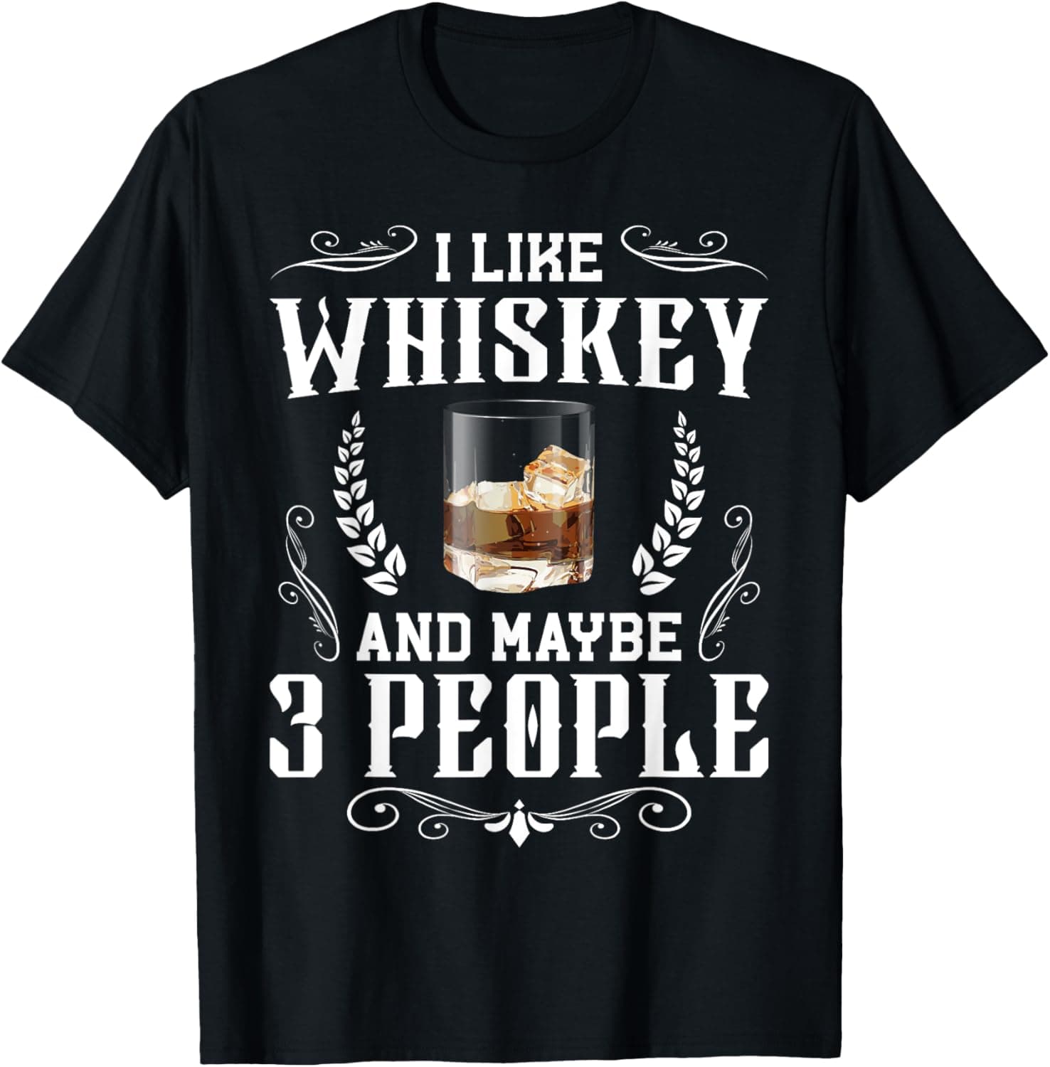 🥃 Islay Single Malt Whisky Trinker Ich Mag Whisky & 3 Menschen T-Shirt Angebot 🎁