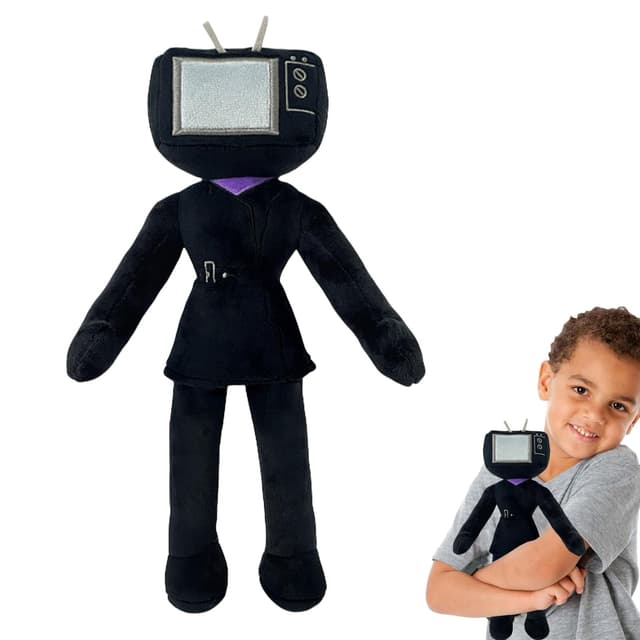 Skibidi Toilet Plüschtier - Kreative TV-Frau Figuren Kuscheltiere 🎁🎮