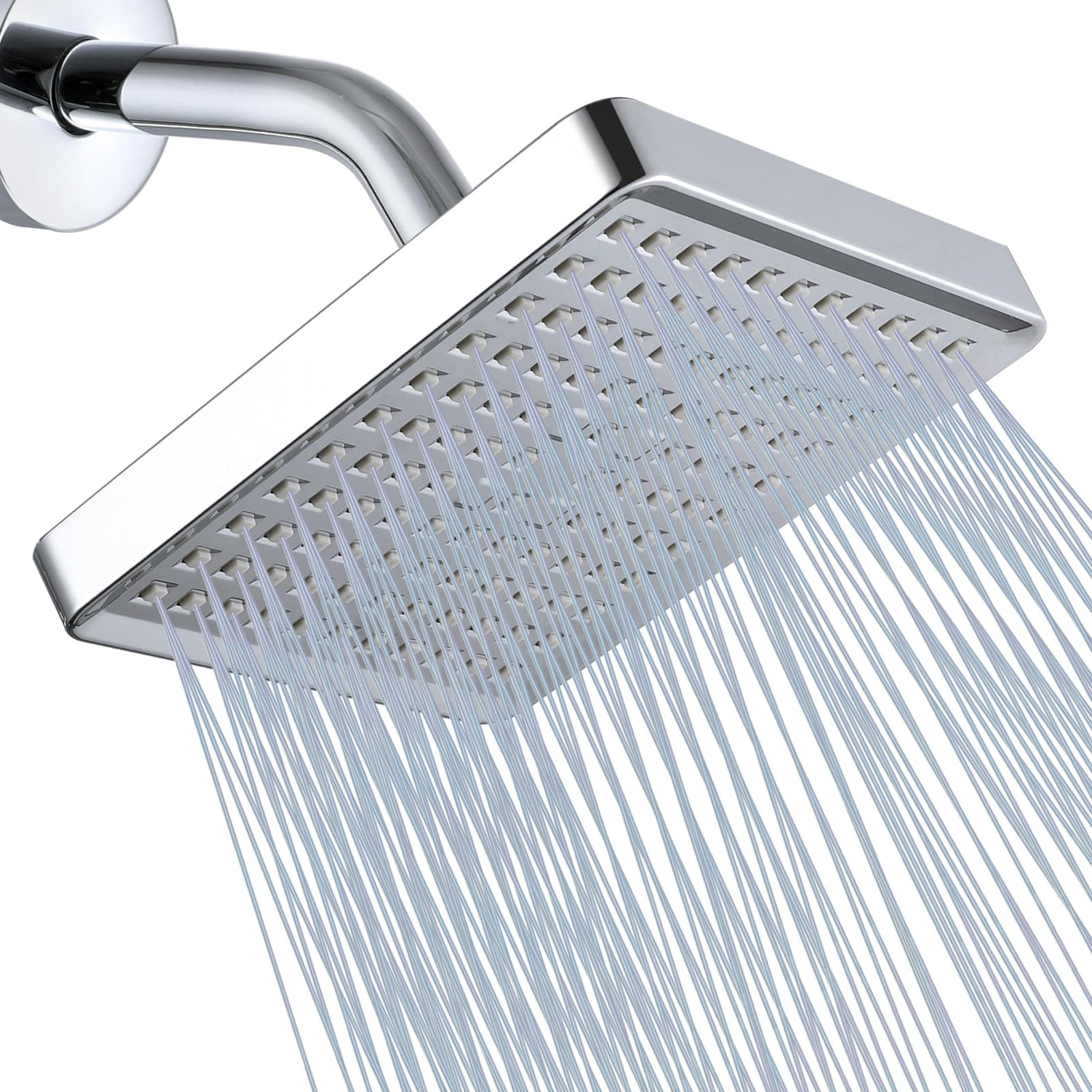 Katezon Duschkopf - Hochdruck-Regenduschkopf in poliertem Chrom