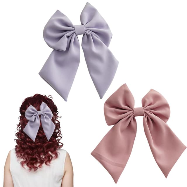Scicent Haarklammer 2 Stück Haarschleife Damen 🎀