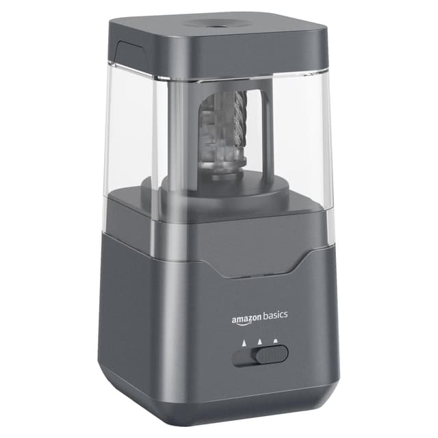 🚀 Amazon Basics Tragbarer elektrischer Bleistiftspitzer ⭐️