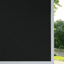 rabbitgoo Fensterfolie Blickdicht Schwarz 44,5 x 200 cm 🌗🌞🏡