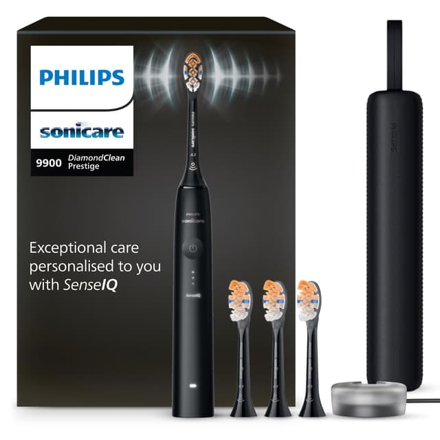 Schnapp dir die Philips Sonicare DiamondClean 9900 Prestige elektrische Zahnbürste! ✨🪥