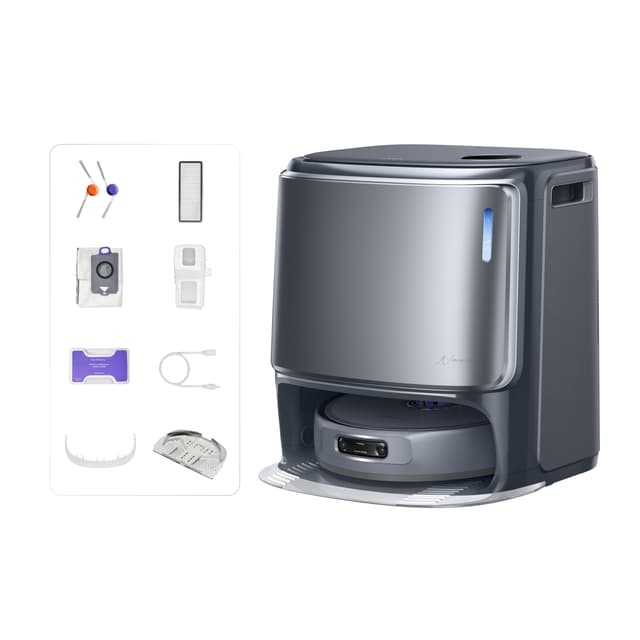 🤖🧹 NARWAL Freo Z10 Ultra Saugroboter mit Wischfunktion, 18.000Pa Saugleistung, dynamische Moppausdehnung, Tangle-Free System, intelligente Nass-Trocken-Reinigung, All-in-One-Basisstation Grau z20 Z10 Ultra Grau - Angebot!