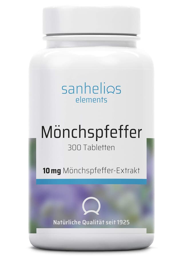 SANHELIOS Mönchspfeffer 10 mg Tabletten 300 St - Premium Qualität! 🌿
