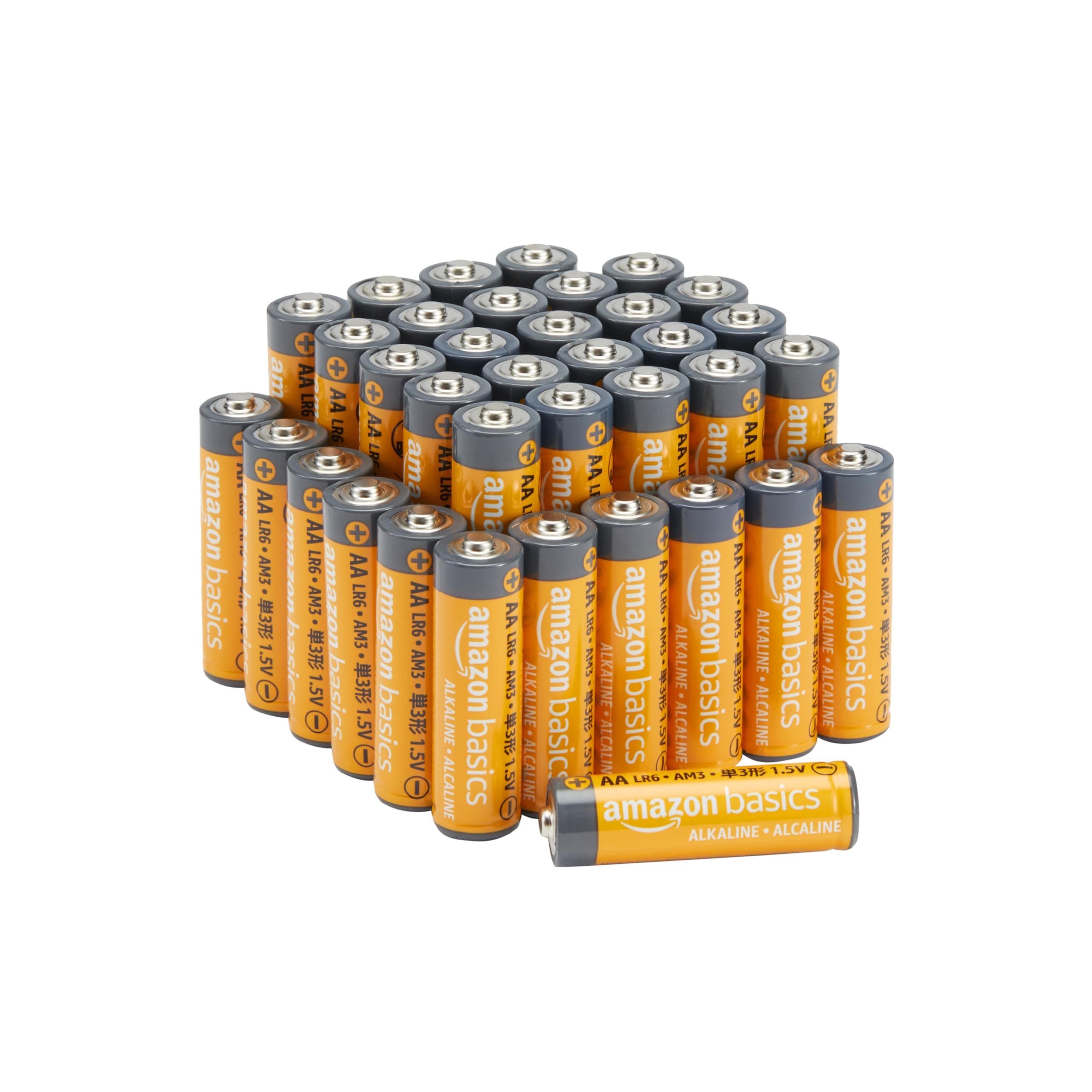 🔋 Amazon Basics AA-Alkali-Hochleistungsbatterien, 1,5 V, 10 Jahre lagerfähig, 36 Stück 36er-Pack AA - Deal des Tages 🌟