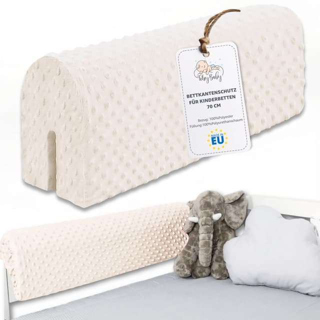Kinderbetten Bettkantenschutz 70 cm - Baby Bett Rausfallschutz