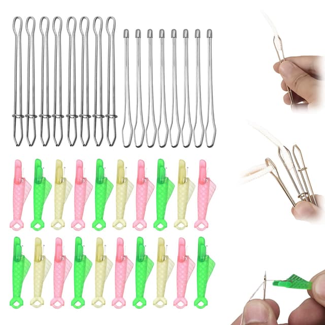 🧵🪡 GUOYOU 20 Stücke Nadeleinfädler 16 Stücke Einfädler Tweezer Set - Hochwertiges Material & Präzises Einfädeln