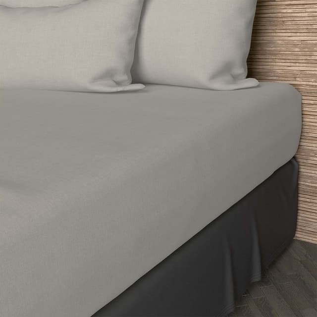 🌞 Angebot: Soleil d'Ocre Spannbettlaken aus Baumwolle in ECRU, 140 x 190 cm