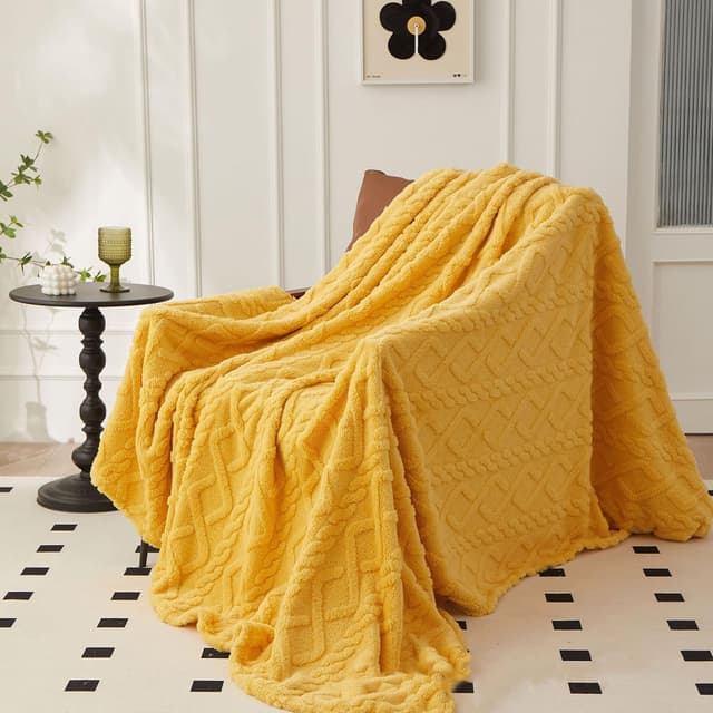 QOFLY Kuscheldecke Flauschig XL Grau - 150x200 cm Decke Sofa Warm 🛋️🌟