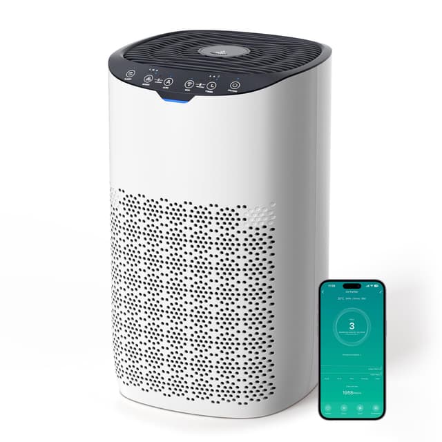 🌬️🌿🏠 AROEVE Luftreiniger mit WLAN & Alexa, CADR 300 m³/h für 120 m² Raum - Angebot!