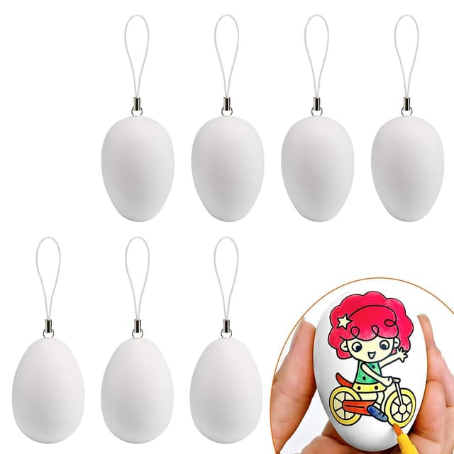 🐣🌸 Ostereier Deko Eier für Ostern Dekoration - 24 Stück