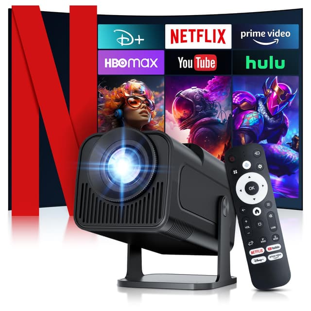 Salange Beamer【Official Netflix】 Mini Beamer 4k heimkino Unterstützt