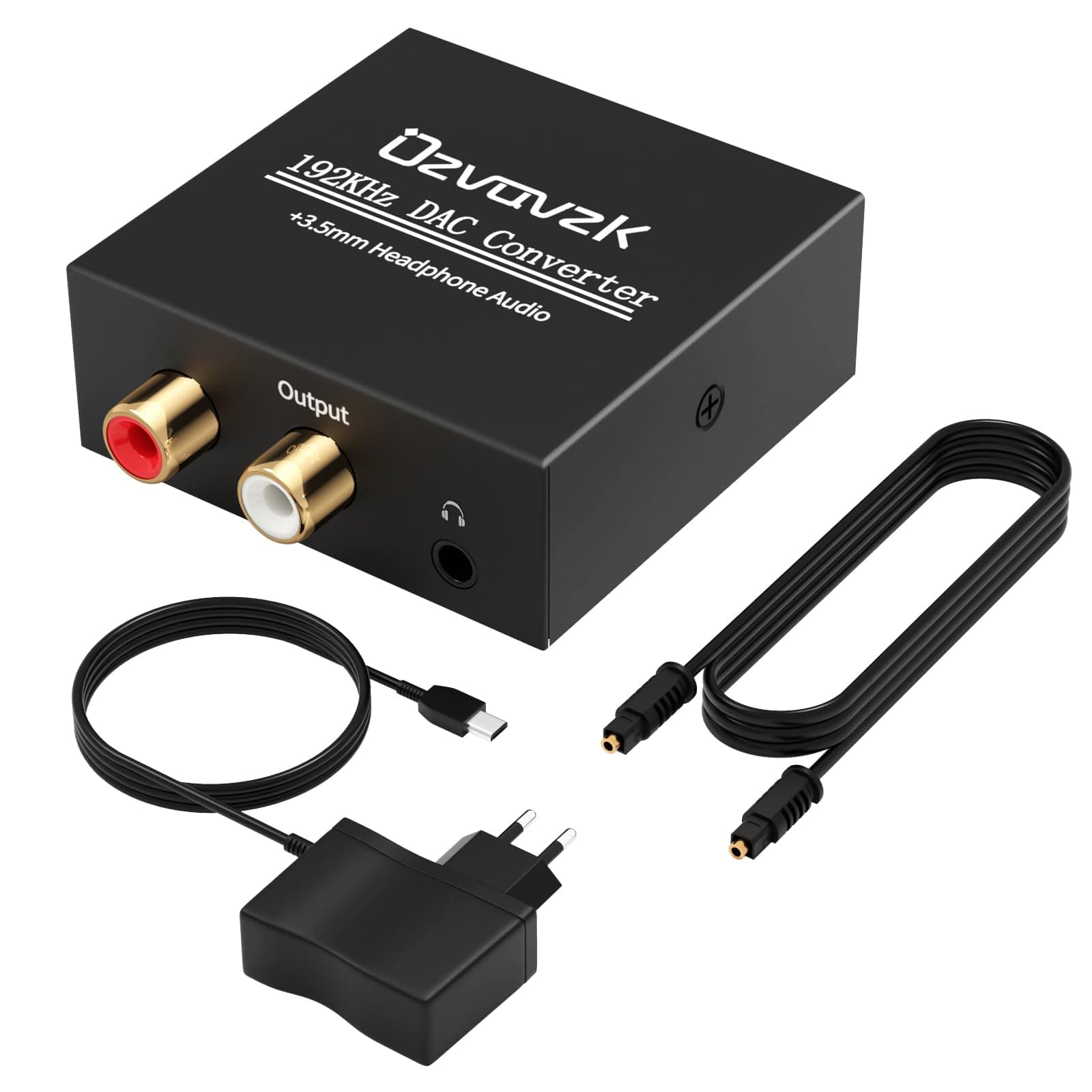 🔊 Ozvavzk Da Wandler Optisch auf Cinch Audio Konverter 192kHz DAC Konverter 🎵