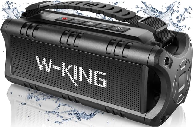 🔊 W-KING Bluetooth Lautsprecher (60W Max) - 30W Tragbarer Musikbox Bluetooth Outdoor 🎶