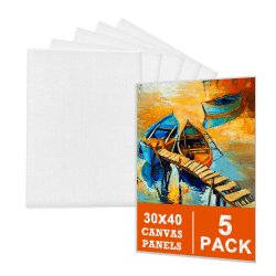 🎨 Leinwand zum Bemalen Set (5er Pack) – 30 x 40 cm