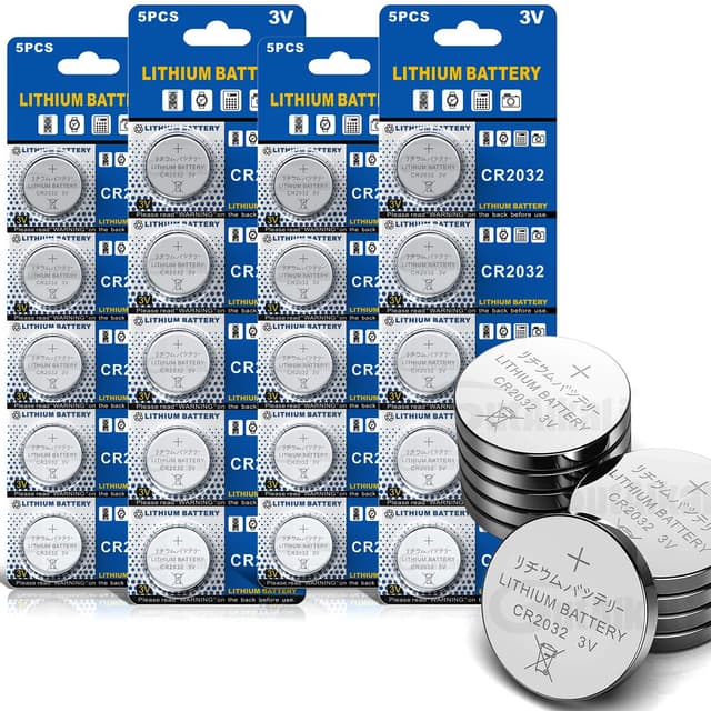 🔋 Super Deal: 20 Stück CR2032 3V Lithium Knopfzellen